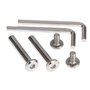 Roulette Valise, Mtsooning Roue à bagages, Essieux et Roulettes, 2PCS Roulettes de Rechange avec Essieux à Roulement 60 x 17 mm 