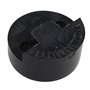 Futheda Lot de 4 mutes rondes pour violon et alto Noir