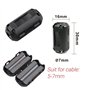 Futheda 10 pcs 7 mm Diamètre intérieur à Anneau de ferrite Core Anti-interférences Haute fréquence Filtre RFI EMI Noise Suppress