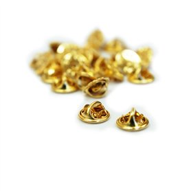 Apex Imports Apex Laiton Papillon d'embrayage en métal Uniforme Pin's Insignia Griffes du Dos – quantité : Lot de 25