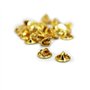 Apex Imports Apex Laiton Papillon d'embrayage en métal Uniforme Pin's Insignia Griffes du Dos – quantité : Lot de 25