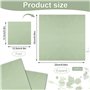 Serviette Papier Vert 100Pcs Serviette Papier Vert Sauge Serviette Papier Anniversaire 25x25 Serviette de Table Papier pour Fête