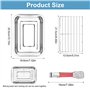 Plaque Four Plat Inox Plaques et Grilles pour Cuisson au Four Plaque Cuisson avec Pince De Cuisine Plat Barbecue Cuisson pour Cu