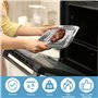 Plaque Four Plat Inox Plaques et Grilles pour Cuisson au Four Plaque Cuisson avec Pince De Cuisine Plat Barbecue Cuisson pour Cu