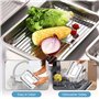 Plaque Four Plat Inox Plaques et Grilles pour Cuisson au Four Plaque Cuisson avec Pince De Cuisine Plat Barbecue Cuisson pour Cu