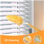 Lot de 30 plumeaux à poussière en microfibre avec 1 poignée 360° contre la poussière - Recharge électrostatique pour la maison, 