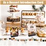 12 Pièces Porte Carte Bois Bois Naturel Support Photo Carte Porte Menu Mariage en Support Porte-Cartes de Menu Porte Photo Suppo