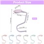 DELAESI 6 Pièces Crochet de Sac à Main Accroche Sac de Antidérapante Suspension Sac à Main Support de Sac à Main Cintres pour Sa