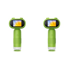 LYEAA Lot de 1000 microscopes numériques portables pour enfants 200 mégapixels avec écran IPS de 5