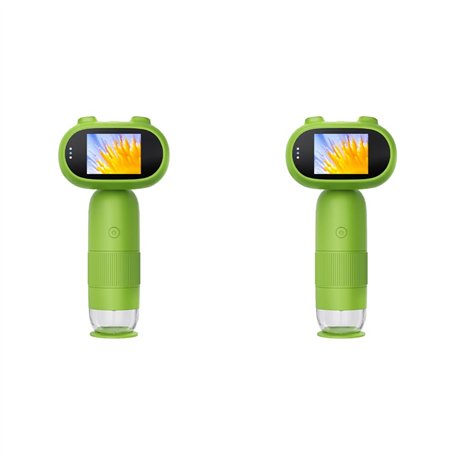 LYEAA Lot de 1000 microscopes numériques portables pour enfants 200 mégapixels avec écran IPS de 5