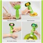 LYEAA Lot de 1000 microscopes numériques portables pour enfants 200 mégapixels avec écran IPS de 5,1 cm, 8 lumières LED, fonctio