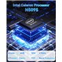 PINSTONE Ordinateur Portable 15.6 Pouces PC Portable 16Go RAM 512Go SSD Celeron N5095 Laptop Computer Touch ID Bluetooth 4.0 WiF