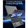 PINSTONE Ordinateur Portable 15.6 Pouces PC Portable 16Go RAM 512Go SSD Celeron N5095 Laptop Computer Touch ID Bluetooth 4.0 WiF