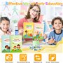 Lot de 4 livres d'entraînement à l'écriture manuscrite réutilisables pour enfants, apprendre à écrire des livres pour dessin, ma