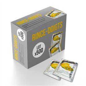 Lingettes Rince Doigts Senteur Citron - Lot de 500