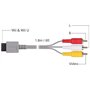 DARLINGTON & Sohns Kit de câbles pour Nintendo Wii - Câble de charge - Bloc d'alimentation + câble TV - Câble péritel - Adaptate