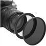 Komet Lot de 2 bagues abaissantes de 82 mm à 77 mm - Accessoires de convertisseur d'objectif d'appareil photo, aluminium, noir