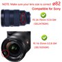 Komet Lot de 2 bagues abaissantes de 82 mm à 77 mm - Accessoires de convertisseur d'objectif d'appareil photo, aluminium, noir