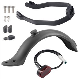 Kyrio Lot de 3 supports de garde-boue arrière pour scooter électrique Mi Xiaomi M365/M365 Pro avec vis et bouchons à vis