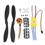 Kyrio 1400KV RC moteur sans balais A2212 10T avec 30A Brushless ESC ensemble 8045 Kit d'accessoires d'hélice montage pour avion 