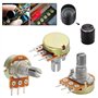 35 Pcs Kit Potentiomètre, Linéaire Rotatif Potentiomètre, Potentiomètre Rotatif, Potentiomètre Linéaire 3 Bornes (7 valeurs : 1K