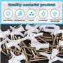 Mynoozi 200 Pièces Fixations pour Plaques de Plâtre (100 Chevilles + 100 Vis), Chevilles pour Plaque de Plâtre et Vis, Fixations