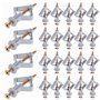 Mynoozi 200 Pièces Fixations pour Plaques de Plâtre (100 Chevilles + 100 Vis)