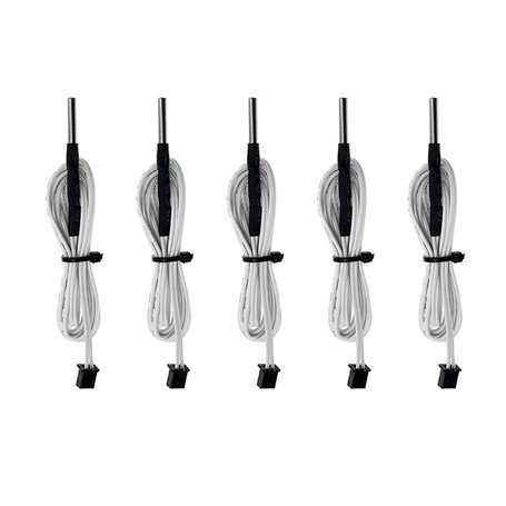 WINSINN HT-NTC100K Thermistance 3 x 15 3950 Câblage femelle 2 broches XH2.54 Tête NTC pour bloc chauffant Hotend imprimante 3D (