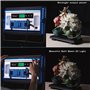 Yidoblo A2200BI Kits de Lampe de Panneau LED Bicolore réglable 75 W 3200K-5500K:contrôle DMX/App,télécommande,avec Portes de Gra