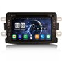 8 cœurs Autoradio Android 13 pour Renault Dacia Duster Sandero Dokker Logan Lodgy Prend en Charge la Navigation GPS Carplay Andr
