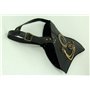 Masque de médecin de la peste avec engrenages et chaînes Steampunk Noir et doré