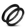 Fanzr Lot de 2 bagues d'adaptation pour filtre d'objectif d'appareil photo 55 mm vers filtre 58 mm Aluminium de qualité supérieu
