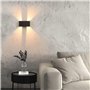 Applique Murale intérieur/Extérieur avec Détecteur de Mouvement，LED 24W Moderne Luminaire Murale,Éclairage Mural Etanche IP65 30