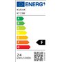 LED Applique Murale intérieur/Extérieur,24W 3000K blanc chaud Lampe Murale,Moderne Luminaire Murale,Éclairage Murals Etanche IP6