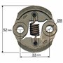 Fenteer Trimmer Hedge d'embrayage Accessoires pour outillage de jardin
