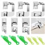 Lot de 6 Pieds de biche en Acier Inoxydable pour Machine à Coudre Compatible avec Brother Singer