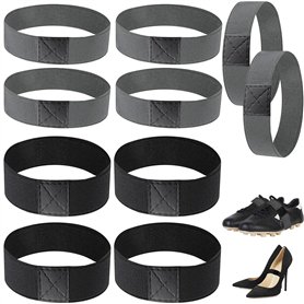 Boloest Lot de 5 paires de sangles de fixation élastiques pour chaussures de football pour empêcher les chaussures de tomber pen