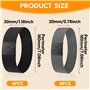 Boloest Lot de 5 paires de sangles de fixation élastiques pour chaussures de football pour empêcher les chaussures de tomber pen
