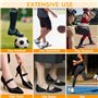 Boloest Lot de 5 paires de sangles de fixation élastiques pour chaussures de football pour empêcher les chaussures de tomber pen