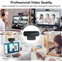 Spedal Webcam 1080P 60fps, Double Microphones Stéréo, Autofocus Live Streaming Caméra Web pour Skype Facebook OBS XSplit, Webcam