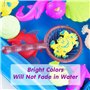 Surplex 43 Pièces Jouet de Pêche Flottant Enfants Exterieur Jeu Peche A La Ligne Piscine Baignoire De Pêche Jouets Magnétiques J