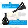 Locisne 2pcs ébavurage outil externe de chanfrein, Burr Remover pour foret Éliminer l'extracteur endommagé Convient Taille 8-32 