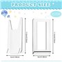 BUENTYA 10 PCS Support de Présentation Réglable Transparent Supports de Plaque Affichage en Plastique Chevalets Transparents Pré