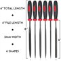 VASTOOLS Outil d'ébavurage avec 10 lames différentes, lot de 6 limes et cutter latéral, pour bricolage, modélisme, imprimante 3D