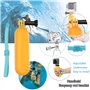 Kit d'Accessoires 5 en 1 pour Camera Action, Harnais Poitrine Fixation Bandeau, Perche à Selfie Compatible avec GoPro Hero 13 12