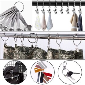 kwmobile Pochette clefs avec Protection RFID - Deux Compartiments et Porte-clé - Étui en Simili Cuir pour Homme et Femme - Noir