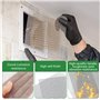 BELIOF 8 Pcs Treillis Metallique Maille 20 en Acier Inox Trou 1mm Grillage Filtration en Feuille 210×150mm Treillis Inox Anti Ro