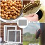 BELIOF 8 Pcs Treillis Metallique Maille 20 en Acier Inox Trou 1mm Grillage Filtration en Feuille 210×150mm Treillis Inox Anti Ro