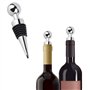 6 Pièces Bouchons de Bouteille, 3 pièces Bouchons de Vin, 3 pièces Bouchon à Champagne en Acier Inoxyable, Scellé Champagne Bouc