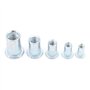Yuhtech Filetée Rivet Écrou Kit, 86 Pcs Pince à Riveter Kit de Écrou Riveteuse Rivet Nutsert Gun Outil de pince à Rveter Insert 